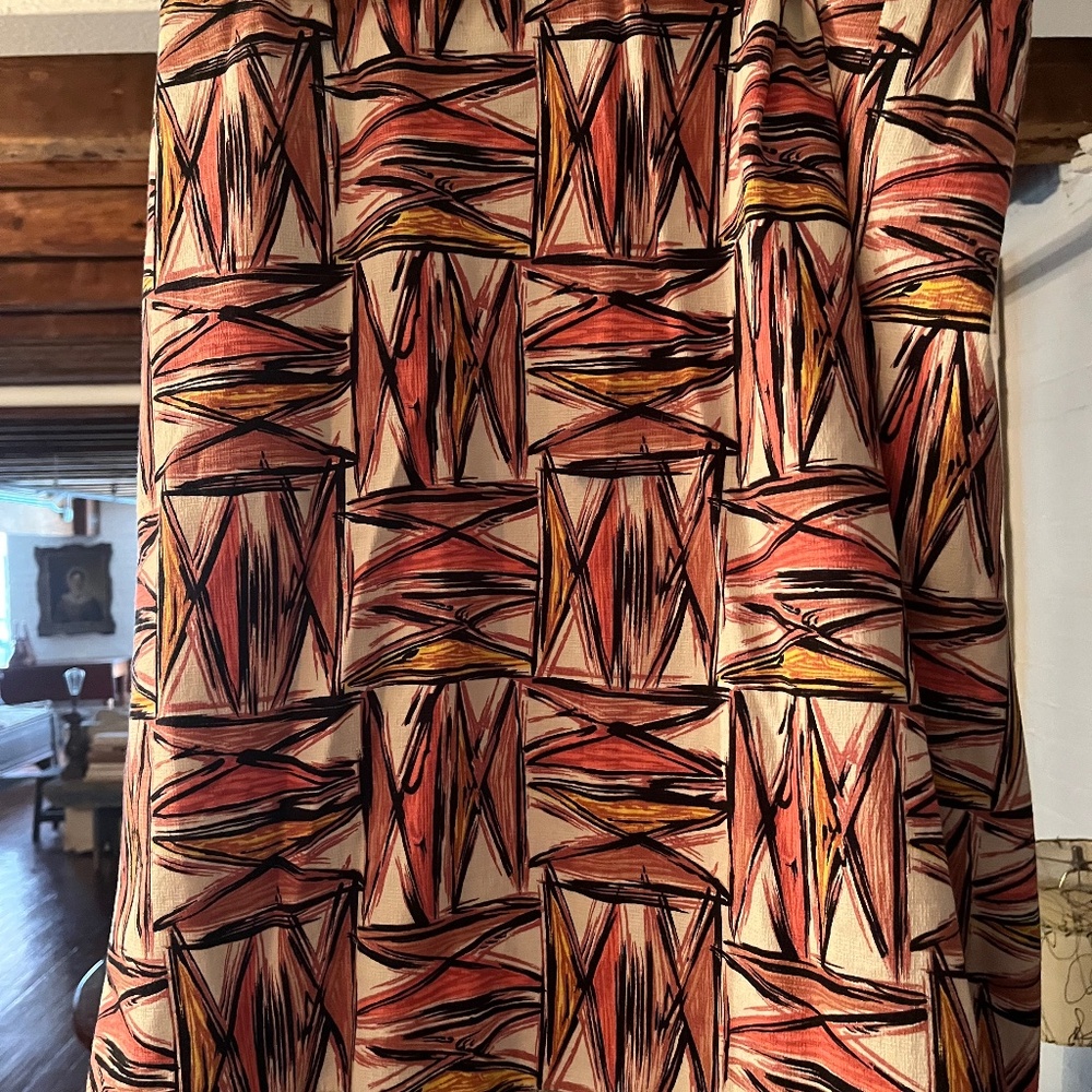 Marni skirt pink cream yellow brown